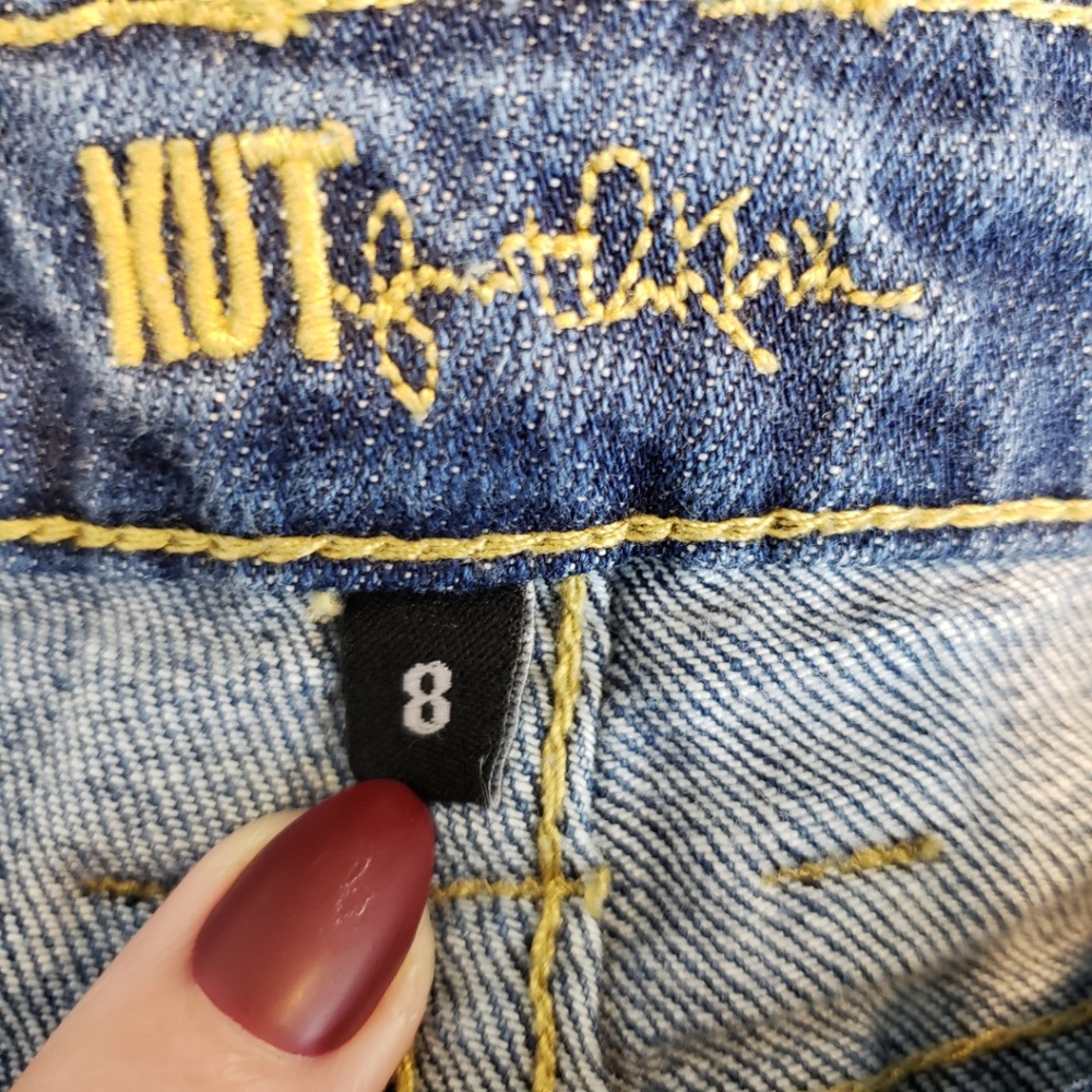 Kut From The Kloth Distressed Natalie Crop Jeans - Picture 6 of 7